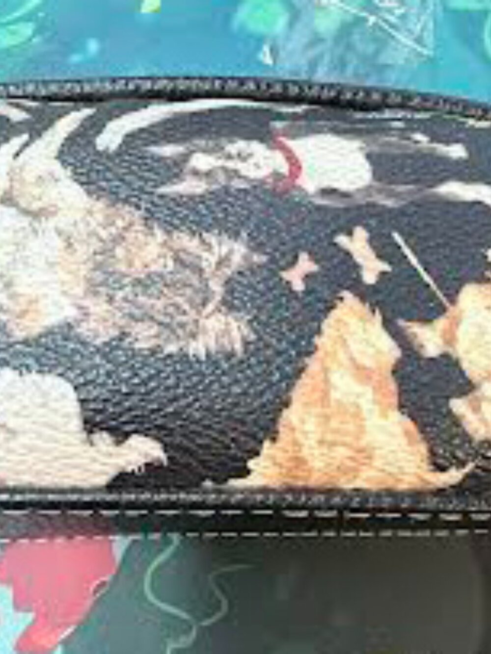 Great Little 5 x 7" Zipper Purse with Black Paw Zipper Pull